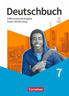 Cover Deutschbuch 7. Schuljahr - Differenzierende Ausgabe Baden-Württemberg 2024 - Schulbuch
