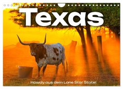 Texas - Howdy aus dem Lone Star State! (Wandkalender 2025 DIN A4 quer), CALVENDO Monatskalender