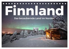 Finnland - Das bezaubernde Land im Norden. (Tischkalender 2025 DIN A5 quer), CALVENDO Monatskalender