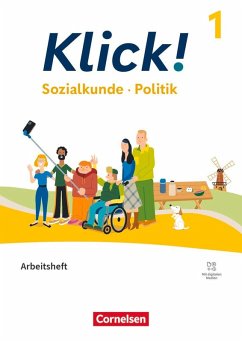Cover Klick! Band 1: 5./6. Schuljahr - Sozialkunde, Politik - Fachhefte für alle Bundesländer - Ausgabe ab 2024 - Arbeitsheft mit digitalen Medien
