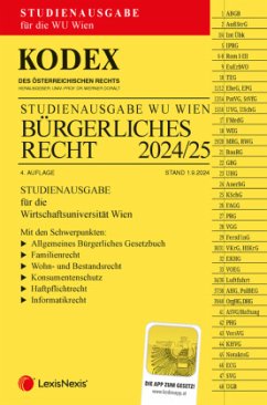 Cover KODEX Bürgerliches Recht für die WU 2024/25 - inkl. App