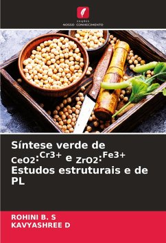 Cover Síntese verde de CeO2:Cr3+ e ZrO2:Fe3+ Estudos estruturais e de PL