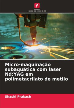 Micro-maquinação subaquática com laser Nd:YAG em polimetacrilato de metilo - Prakash, Shashi