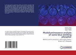 Photoluminescence analysis of some blue emitting phosphor