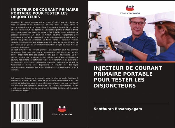 INJECTEUR DE COURANT PRIMAIRE PORTABLE POUR TESTER LES DISJONCTEURS