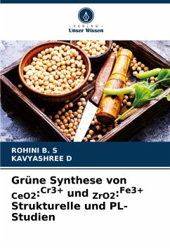 Grüne Synthese von CeO2:Cr3+ und ZrO2:Fe3+ Strukturelle und PL-Studien - B. S, ROHINI;D, KAVYASHREE