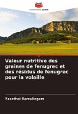 Valeur nutritive des graines de fenugrec et des résidus de fenugrec pour la volaille