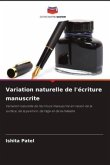 Variation naturelle de l'écriture manuscrite