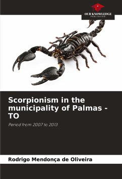 Scorpionism in the municipality of Palmas - TO Cover Scorpionism in the municipality of Palmas - TO