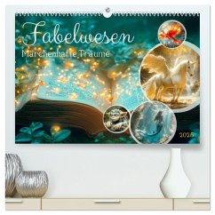 FABELWESEN Märchenhafte Träume (hochwertiger Premium Wandkalender 2025 DIN A2 quer), Kunstdruck in Hochglanz