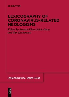 Cover Lexicography of Coronavirus-related Neologisms
