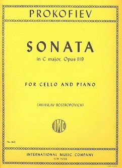 Sonata C major op.119 for cello and piano Sonata C major op.119 for cello and piano