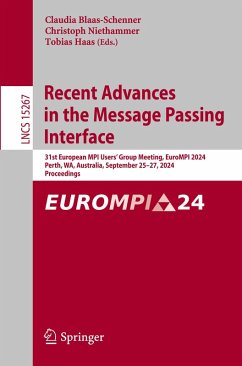 Cover Recent Advances in the Message Passing Interface
