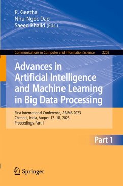 Cover Advances in Artificial Intelligence and Machine Learning in Big Data Processing