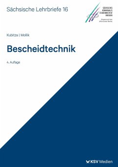 Bescheidtechnik (SL 16) - Kubitza, Rolf D;Mollik, Rainer