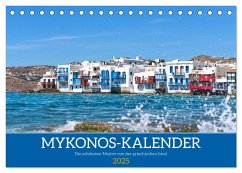 Griechenland - Mykonos Kalender (Tischkalender 2025 DIN A5 quer), CALVENDO Monatskalender