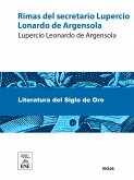 Rimas del secretario Lupercio Leonardo de Argensola (eBook, ePUB)