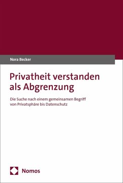 Cover Privatheit verstanden als Abgrenzung (eBook, PDF)