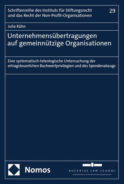 Unternehmensübertragungen auf gemeinnützige Organisationen (eBook, PDF)