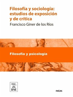 Cover Filosofía y sociología estudios de exposición y de crítica (eBook, ePUB)