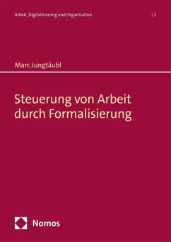 Cover Steuerung von Arbeit durch Formalisierung (eBook, PDF)