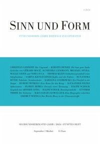 Sinn und Form 5/2024