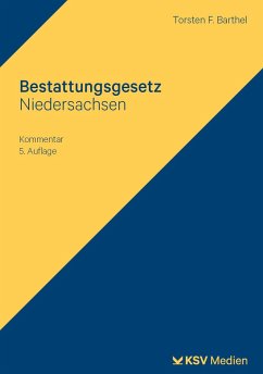 Cover Bestattungsgesetz Niedersachsen
