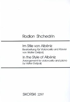 Cover Im Stile von Albeniz für Violoncello und Klavier