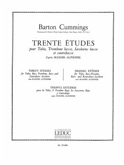 Cover 30 Études pour tuba (trombone basse, saxhorns basse et contrebasse) (fr/en/sp/dt)