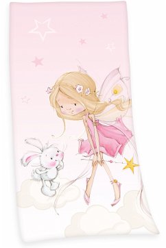 Cover Young Collection 6151202516 - Little Fairy Velourstuch, 75x150 cm, 100% Baumwolle