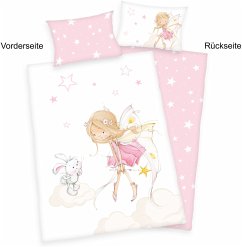 Cover babybest® 2485217063 - Little Fairy Bettwäsche (Made in Green), 40x60 cm + 100x135 cm, 100% Baumwolle