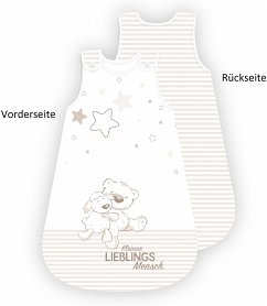 babybest® 3385208231 - Lieblingsmensch Baby-Schlafsack, 90x45 cm, Bezug: 100% Baumwolle Füllung: 100%Polyester Cover babybest® 3385208231 - Lieblingsmensch Baby-Schlafsack, 90x45 cm, Bezug: 100% Baumwolle Füllung: 100%Polyester