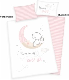babybest® 2485214063 - Little Bunny Bettwäsche, 40x60 cm + 100x135 cm, 100% Baumwolle Cover babybest® 2485214063 - Little Bunny Bettwäsche, 40x60 cm + 100x135 cm, 100% Baumwolle