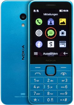 Nokia 235 4G mit Netzteil Blue