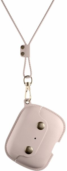 Woodcessories AirCase AirPod Pro Leather Necklace Case Old Rose
