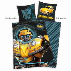 Cover Transformers 4403207050 - Bumblebee Bettwäsche, 80x80 cm + 135x200 cm, 100% Baumwolle