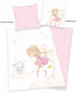 Cover Young Collection 4451235050 - Little Fairy Bettwäsche, 80x80 cm + 135x200 cm, 100% Baumwolle