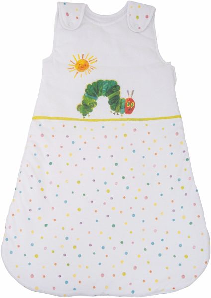 Raupe Nimmersatt 3360611231 - Baby-Schlafsack, 90x45 cm, Bezug: 100% Baumwolle Füllung: 100%Polyester Raupe Nimmersatt 3360611231 - Baby-Schlafsack, 90x45 cm, Bezug: 100% Baumwolle Füllung: 100%Polyester