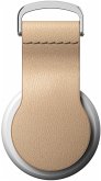 Nomad Airtag Leather Loop 90 degrees Natural