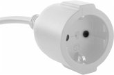REV Schutzkontaktverlängerungs- Kabel 3m mit USB,weiß 0016700114