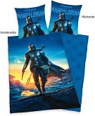 Star Wars 4477613050 - The Mandalorian Bettwäsche, 80x80 cm + 135x200 cm, 100% Baumwolle