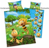 Biene Maja 2487209063 - Bettwäsche, 40x60 cm + 100x135 cm, 100% Baumwolle