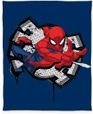 Spiderman 7536406127 - Fleece-Decke, 130x170 cm, 100% Polyester Spiderman 7536406127 - Fleece-Decke, 130x170 cm, 100% Polyester