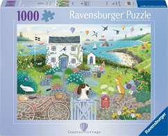 Cover Ravensburger 12001104 - Coastal Cottage, Puzzle 1000 Teile