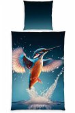 Eisvogel 4459411050 - Bettwäsche, 80x80 cm + 135x200 cm, 100% Baumwolle Eisvogel 4459411050 - Bettwäsche, 80x80 cm + 135x200 cm, 100% Baumwolle