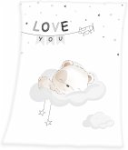 babybest® 1540216014 - Sleeping little bear Soft-Peachdecke, 75 x 100 cm, 100% Polyester babybest® 1540216014 - Sleeping little bear Soft-Peachdecke, 75 x 100 cm, 100% Polyester