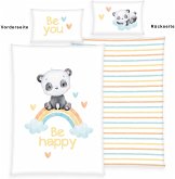 babybest® 2485235063 - Regenbogen Panda, Bettwäsche (Made in Green), 40x60 cm + 100x135 cm, 100% Baumwolle babybest® 2485235063 - Regenbogen Panda, Bettwäsche (Made in Green), 40x60 cm + 100x135 cm, 100% Baumwolle