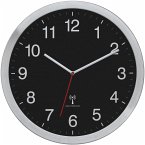 TFA 60.3545.01 Rahmen Alu geb.,schw.Ziffernblat