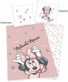 Disney 4478461050 - Minnie Mouse Bettwäsche, 80x80 cm + 135x200 cm, 100% Baumwolle