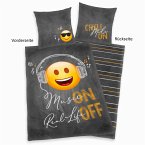 Emot!x 4459272050 - Bettwäsche, 80x80 cm + 135x200 cm, 100% Baumwolle Emot!x 4459272050 - Bettwäsche, 80x80 cm + 135x200 cm, 100% Baumwolle